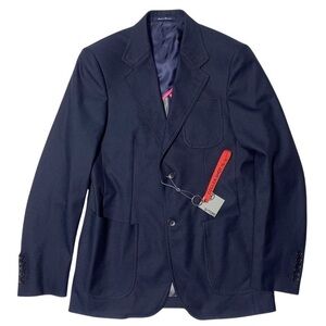 G\Fore Luxury Golf Sports Coat Blazer Navy Blue Mens S NWT MSRP $695